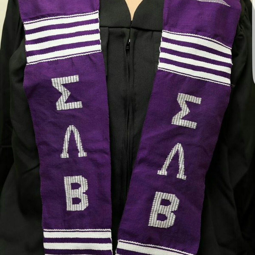 graduation stole/ sash